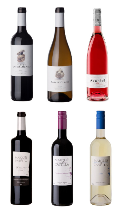 Výběr vín Španělsko 6 láhví